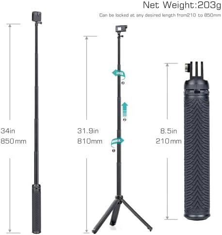 GEPULY Underwater Tripod for GoPro/Insta360/DJI Action 6 Action Cameras - Image 6