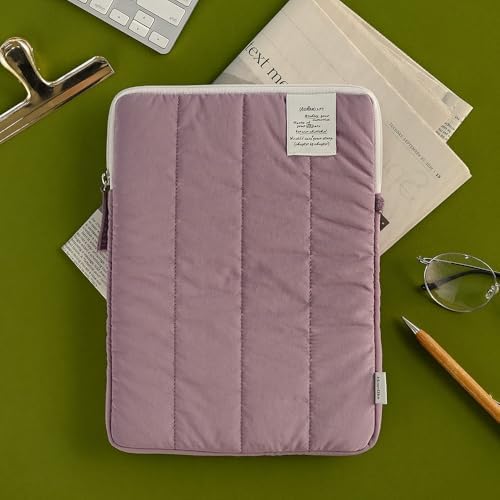 Monolike Archive 247 Cushion Tablet Pouch 11inch, Purple - Padded Protective Sleeve for iPad Pro/Air, Soft Vintage Style Case - Image 5