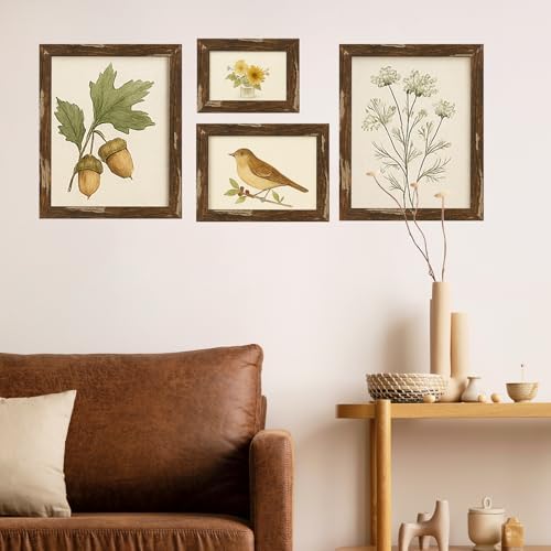puthiac 4x6 Rustic Farmhouse Picture Frame, Warm Walnut, 1 Pack - Image 7