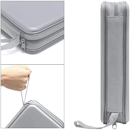 Siveit CD DVD Cases 96 Capacity Disc Storage Binder for Car(Silver) - Image 3