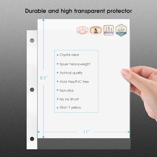 1DOT2 8.5x11 Inch 3 Ring DIY Scrapbook Photo Album, Pink - Image 3