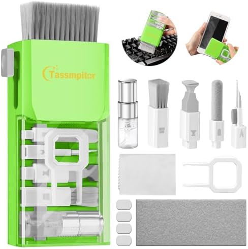 All-in-1 Keyboard Cleaner Laptop Cleaning Kit,Computer Screen-Safe Tools by Tassmpitor