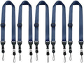 FIEIL 5 Pack Nylon iPad Strap, Adjustable Camera Neck Strap, Comfortable Shoulder Strap for iPad, Cellphone Tablet, Camera, Laptop, Binocular, Luggage Bag(Royal Blue Universal Neck Lanyard) by FIEIL