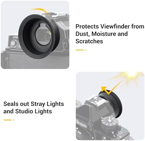 Extended Z9 Z8 Zf Eye Cup Replaces Nikon DK-33 Eyecup Eyepiece - Image 3