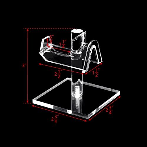 MOOCA 3-Piece Acrylic Eyewear Riser Display Stand for Sunglasses - Image 2