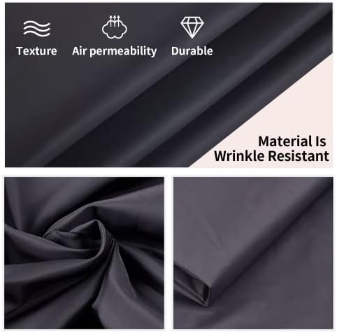 Darkroom Equipment Oversize Film Changing Bag Camera Dedicated Film Developing Darkroom Zipper Bag Double Layer Load Photography 27.3X28.26'' Photography Accessories (L) - Image 5