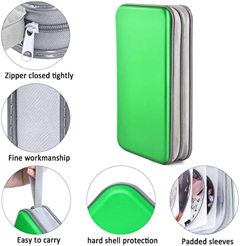 96‑Capacity Hard Plastic CD/DVD Binder for Car, Home & Travel - Image 2