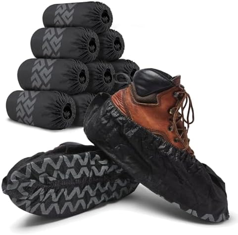 X-Large Disposable Boot Covers Non Slip Clean Home Shoe Covers by QIANSOU