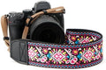 ZOOEASS Camera Strap for DSLR and Mirrorless Digital Camera,Neck Strap with Embroidery Patterns and Quick-release Buckle by Unknown