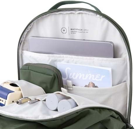 Moment Everything Backpack – 17L or 21L Weatherproof Everyday Camera & Laptop Bag (Gen 2, Olive, 21L) - Image 4