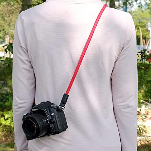 VKO Vintage Camera Neck Strap,Nylon Rope Camera Shoulder Straps for Photographers Film DSLR - Image 3