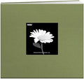 Pioneer 8 Inch by 8 Inch Postbound Fabric Frame Cover Memory Book, Sage Green by PioneerPhotoAlbums