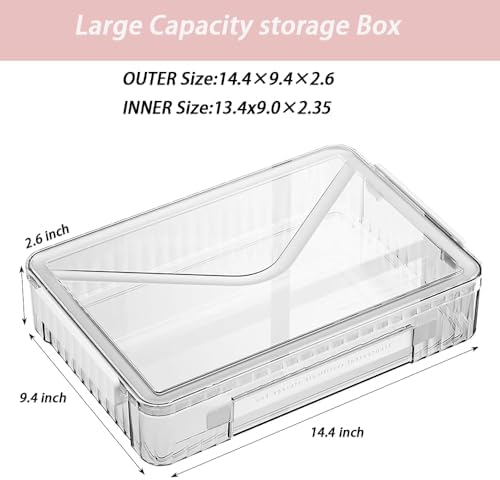 Clear Stackable Project Case, 2 Pack, for A4 - Image 2