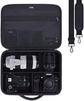 Large Camera Case Bag for Canon/Sony/Nikon Camera and Multiple Lens Black by LTGEM