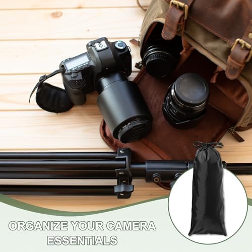 Tripod Case Bag, Nylon Tripod Storage Bag, Long Foldable Monopod Compact Carrying Organizer Pouch- Fitting for (Monopod/Light Stand/Umbrella/Travel) 39 x 8 In & 2 Pack & Black - Image 5