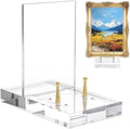 Acrylic Easel Display Stand, Adjustable Gold Peg by Nagpew
