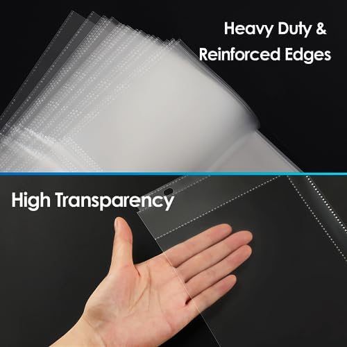 MaxGear 60 Pack 5x7 Photo Sleeves for 3 Ring Binder (240 Pictures),2 Pocket - Image 4