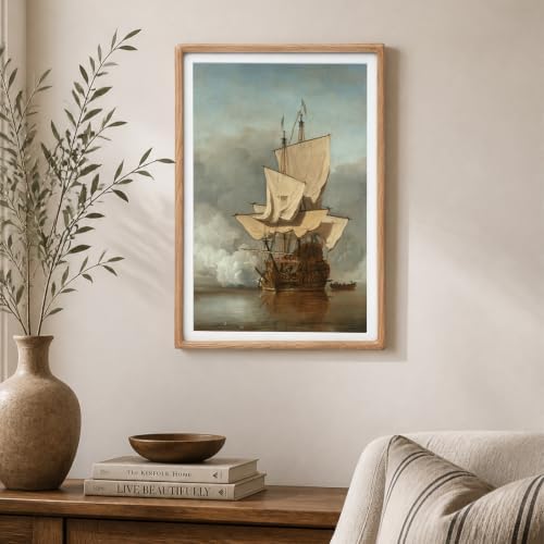 Recuerdos 12x18 Picture Frame, with 11x17 Mat, Natural Oak, HD Plexiglass - Image 5