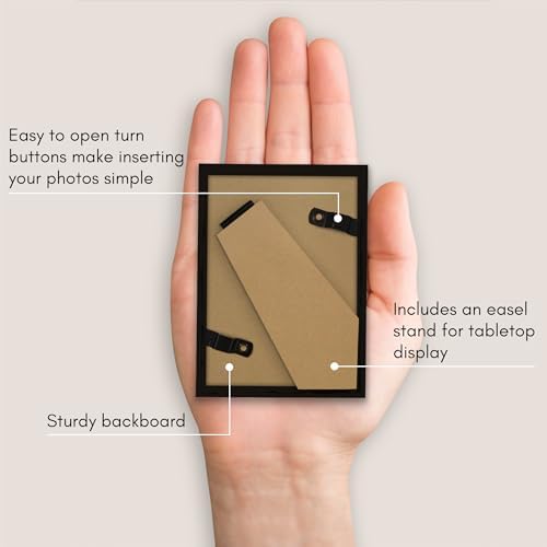 Americanflat 2x3 Picture Frame - Slim Molding - Black - Image 5