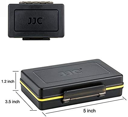 JJC Camera Battery Case Holder for 2 x LP-E17 NP-W126S Batteires & 6 SD - Image 6