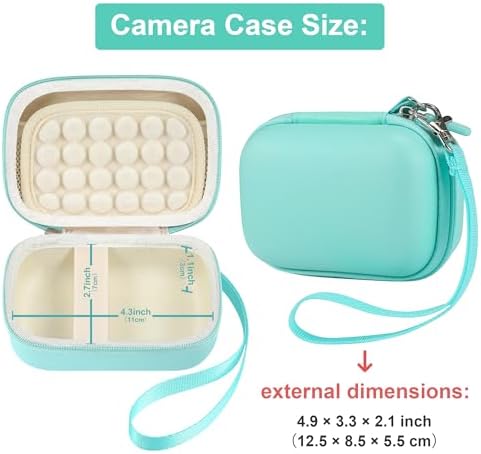 Leayjeen Small Camera Case for Canon PowerShot ELPH/IXUS - Green - Image 2