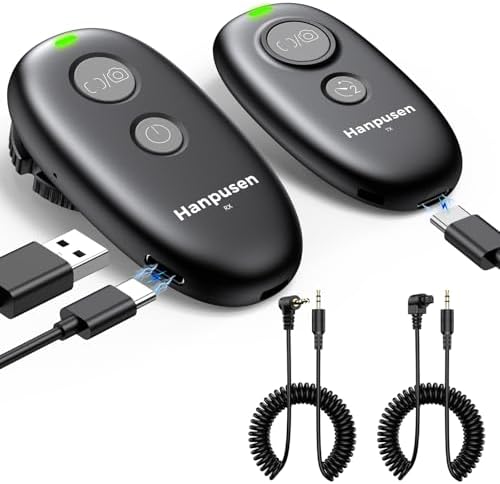 Rechargeable Camera Remote Control for Canon Wireless Shutter Release by HANPUSEN
