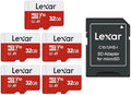 Lexar E-Series 32GB Micro SD Card 5 PK microSDHC UHS-I Flash Memory Card by Unknown