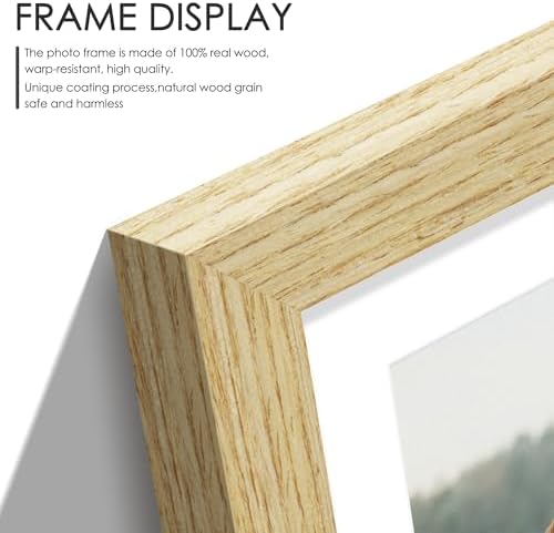 DUENPY 8x14 Solid Wood Collage Frame For 3 4x6 Photos - Image 5