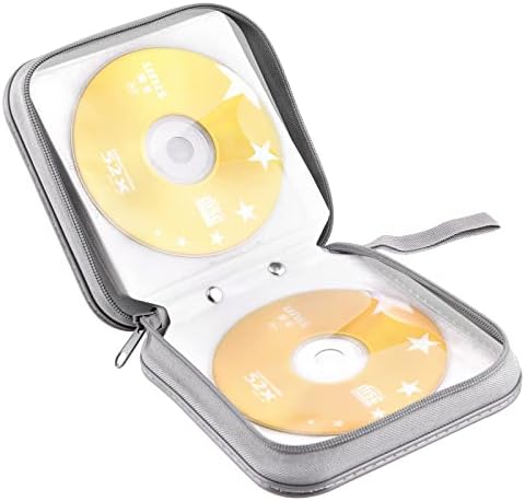 CD/DVD Case Wallet, 48 Capacity, White, Plastic + PP Film + Non-Woven Fabric, Lightweight, Portable - Image 5