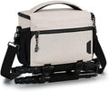 BAGSMART Camera Sling Bag with Tripod Holder & Rain Cover, Ivory White by BAGSMART