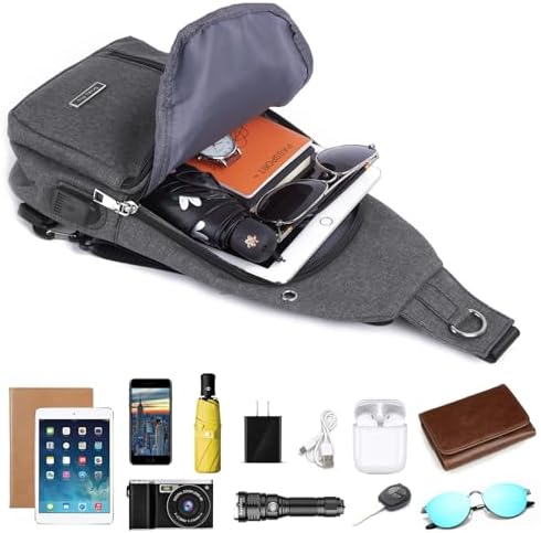 Seoky Rop Small Sling Bag Crossbody for Men Women One Strap Shoulder Cross Body Bag Sling Backpack for Travel - Image 5