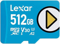 Lexar 512GB Play Blue Micro SD Card, 160MB/s Read, 4K, V30, UHS-I, A2 by Lexar