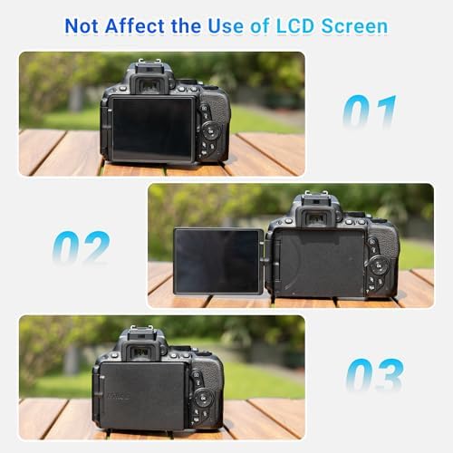 JJC 2-Pack DK-25 Eyecup Eyepiece Viewfinder for Nikon D5600 D5500 D3200 - Image 4