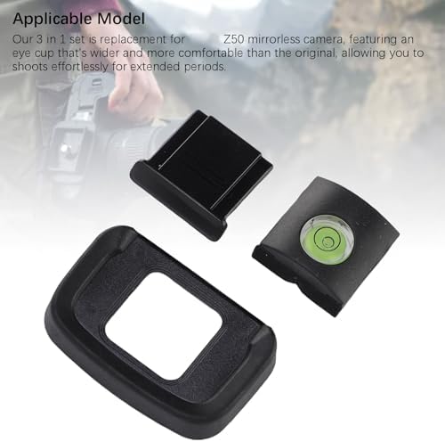 Camera Hot Shoe Level, Cover Bubble Level Camera Hot Shoe, Replacement for Z50, with Comfortable Materials for Long Shoots - Image 4