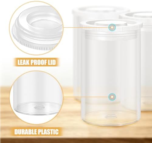 JOVITEC Clear 20 Pack Film Canisters with Caps, 35 mm Empty Camera Reel Storage Containers Case with Lids, Films Developing Processing Tube for Storing Films, Small Accessories - Image 5