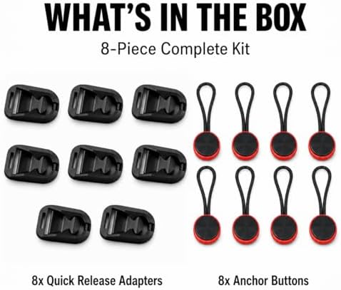 8-Piece Camera Strap Quick Release Connector Kit - Image 7