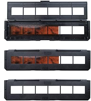 Magnasonic Long Tray Negative Film Holder for 35mm Compatible Film Scanners, Holds 6 Negative Frames to Speed up Processing Time, Easy To Use, Gently Flattens and Protects Film Edges - Set of 3 (NT01) by Magnasonic
