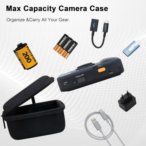 BOVKE Hard Carrying Case for KODAK Snapic A1 35mm Film Camera, Black - Image 3