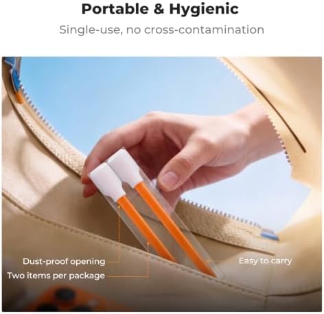 K&F CONCEPT 50 Foam Cleaning Swabs,for Electronics,Camera,Deep Cleaning - Image 6