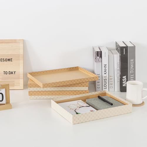 Soul & Lane - Letter Size Document Storage Boxes with Lids, Set of 3, Check - Image 4