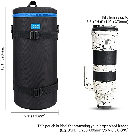 JJC Deluxe Lens Case Pouch Bag for Nikon Z 180-600mm Lens Below 5.5"x14.6" - Image 3