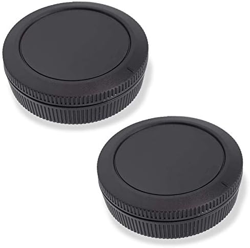 Body Cap and Rear Lens Cap for Canon RF Mount DSLR-2Sets by Unknown