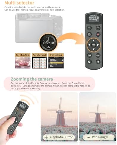 Aodelan for Nikon Wireless Rechargeable Camera Remote Control - Image 3