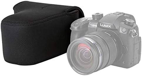 JJC Ultra Light Neoprene Camera Case Pouch Bag for Canon EOS R EOS RP +24-105mm Lens, 80D 70D 750D +18-135/17-85/18-55mm, Nikon D7500 D7200 D5500, Panasonic GH5 GH5S +12-60mm Lens, Water Resistant - Image 5