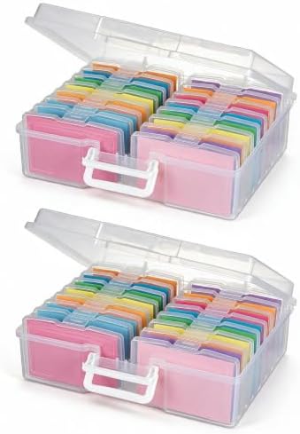 novelinks Photo Storage Box and 16 Inner 4" x 6" Photo Storage Containers by novelinks