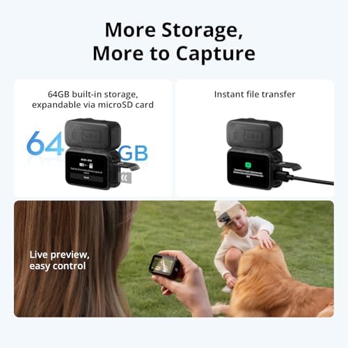 DJI Osmo Nano Standard Combo (64GB), 4K Wearable Camera, 1/1.3″ Sensor - Image 5