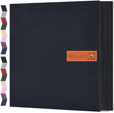 Popotop 4x6 Photo Album 600 Pictures, Linen Hardcover, Reinforced Spine by Popotop