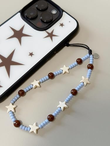Drawwind Phone Charm Strap Cute Wrist Straps Cell Phone Charm String Y2K Aesthetic Lanyard Wristlet Chain for Case Camera AirPods Bags Keychains (Lucky Star) - Image 5