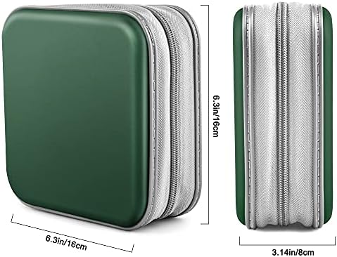 40‑Capacity Hard Plastic CD/DVD Binder for Car, Home & Travel - Image 6