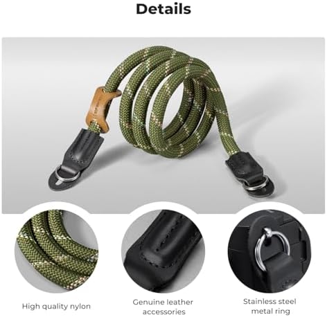 K&F CONCEPT Camera Neck Strap,100cm Camera Shoulder Strap - Image 5